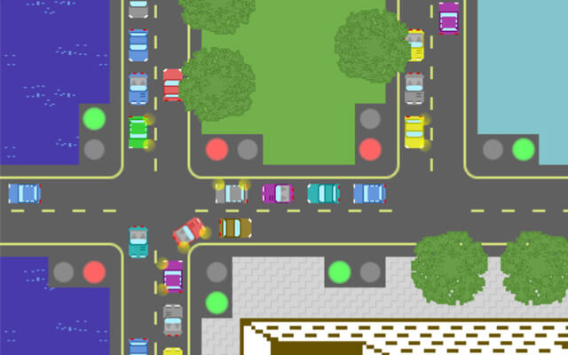 Traffic - nevezésem a js13kGames versenyre Traffic - nevezésem a js13kGames versenyre